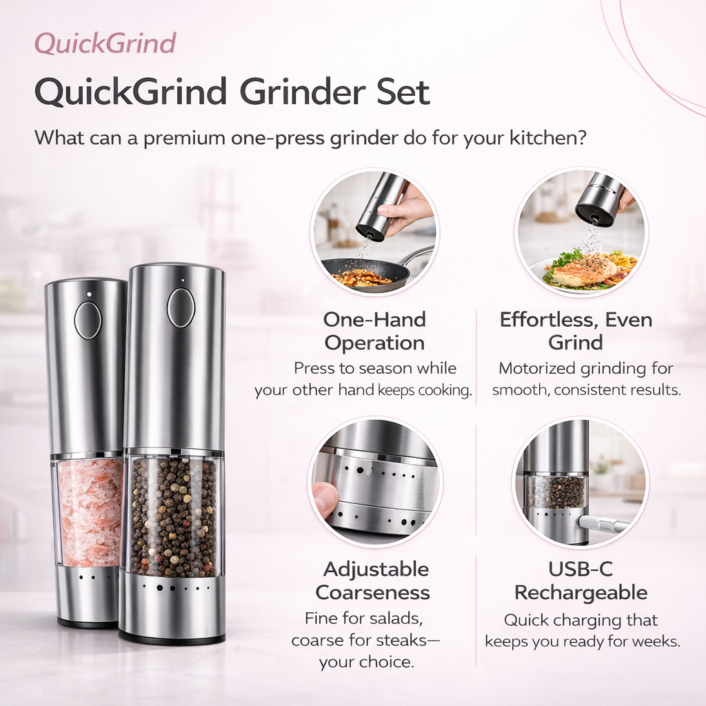 QuickGrind Seasoning Grinder Set